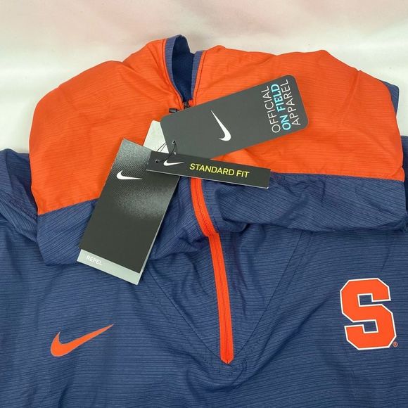 Nike Syracuse Orange Pullover Repel On-Field Jacket CQ5235-419 // Large New - Picture 11 of 11